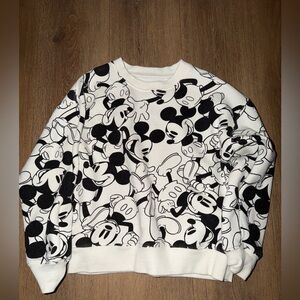 Disney Mickey Mouse Cream and Black Jacket